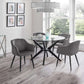 Hayden 120cm Round Glass Table