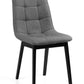 Set Of 4 Hayden Panelled Dining Chairs - Grey Linen