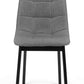Set Of 4 Hayden Panelled Dining Chairs - Grey Linen