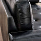 Henley Black Faux Leather 2 Seater Sofa