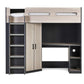Hercules High Sleeper - Woodgrain & Anthracite