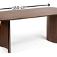 Artemis Curved Leg Walnut Dining Table
