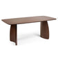 Artemis Curved Leg Walnut Dining Table