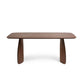 Artemis Curved Leg Walnut Dining Table
