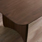 Artemis Curved Leg Walnut Dining Table