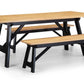 Hockley Table Black/Oak
