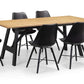 Hockley Table Black/Oak