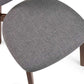 Set of 2 Artemis Walnut and 
Grey Dining Chairs