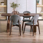 Set of 2 Artemis Walnut and 
Grey Dining Chairs