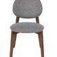 Set of 2 Artemis Walnut and 
Grey Dining Chairs