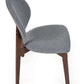 Set of 2 Artemis Walnut and 
Grey Dining Chairs