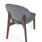 Set of 2 Artemis Walnut and 
Grey Dining Chairs