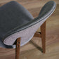 Set of 2 Artemis Walnut and 
Grey Dining Chairs