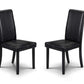 Set Of 2 Hudson Black Dining Chairs