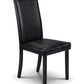 Set Of 2 Hudson Black Dining Chairs