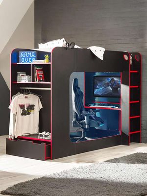 Impact Gaming Bunk Black/Red