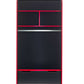 Impact Gaming Bunk Black/Red