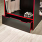 Impact Gaming Bunk Black/Red