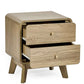 Ingrid 2 Drawer Bedside Oak