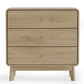 Ingrid 3 Drawer Chest Oak