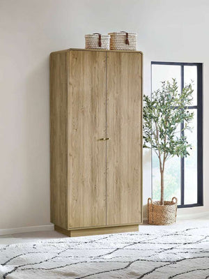 Ingrid 2 Door Wardrobe Oak