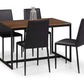 Set Of 4 Jazz Chairs Black