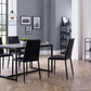 Set Of 4 Jazz Chairs Black