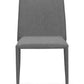 Set Of 4 Jazz Fabric Chairs Slate Grey