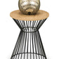 Jersey Round Wire Lamp Table - Euro Oak