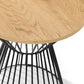 Jersey Round Wire Lamp Table - Euro Oak