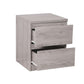 Jupiter 2 Drawer Bedside - Grey Oak