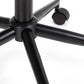 Kahlo Velvet Swivel Office Chair- Grey/Black
