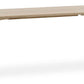 Kaito Oak Curved Leg Bench