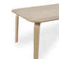 Kaito Oak Curved Leg Bench