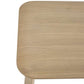 Kaito Oak Curved Leg Bench