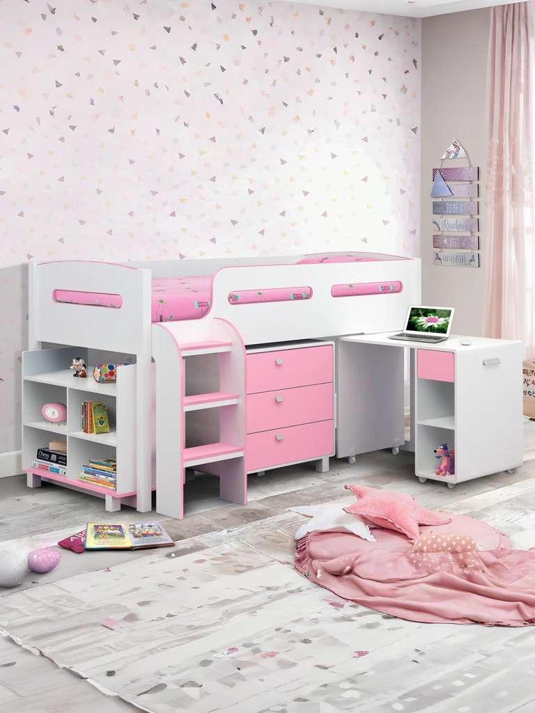 Kimbo Pink Cabin Bed
