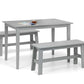 Kobe Compact Rectangular Table - Torino Grey