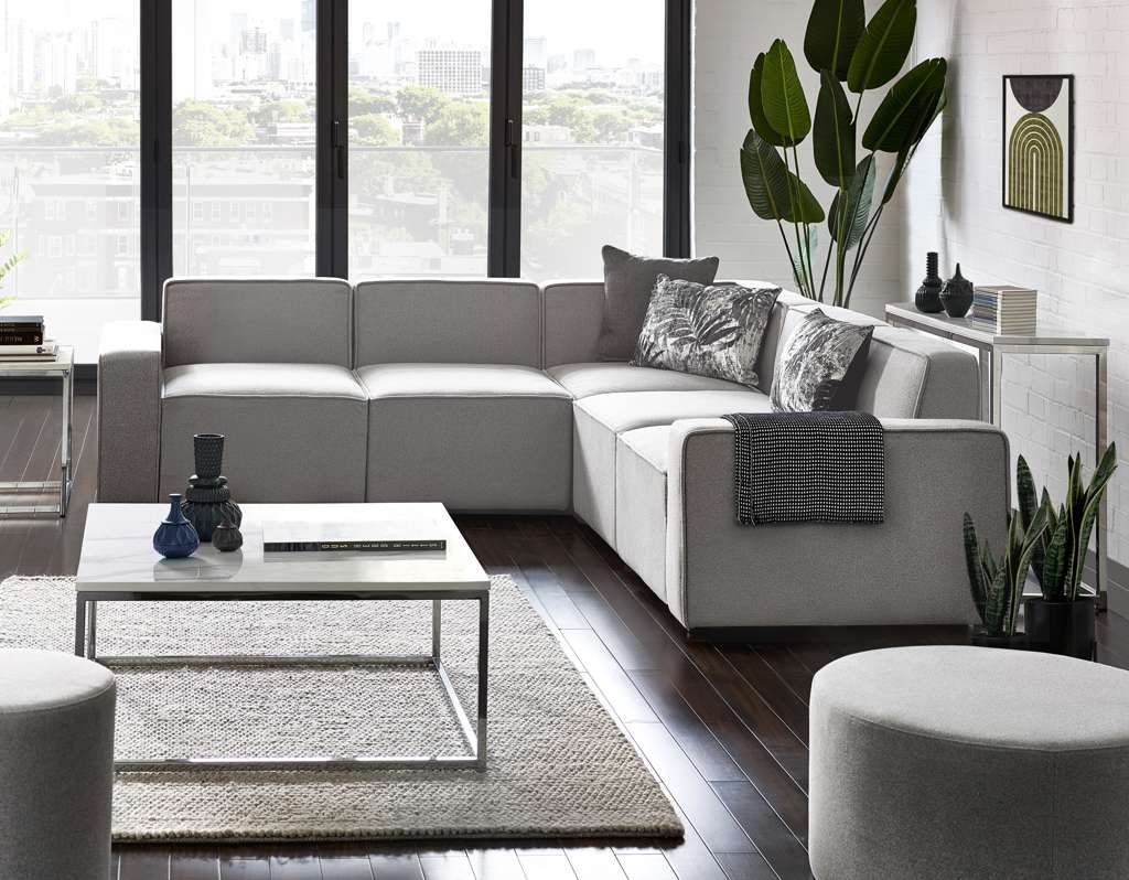 Lago Combination Sofa Corner Unit - Grey