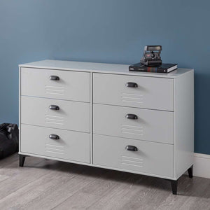 Lakers Locker 6 Drawer Wide Chest
