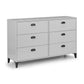 Lakers Locker 6 Drawer Wide Chest