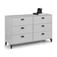 Lakers Locker 6 Drawer Wide Chest