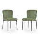 Set of 2 Leonie Dining Chairs - Green