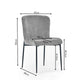 Set of 2 Leonie Dining Chairs - Grey