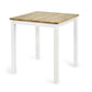 Linwood White and Oak 69cm Square Dining Table