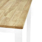 Linwood White and Oak 69cm Square Dining Table