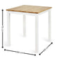 Linwood White and Oak 69cm Square Dining Table