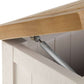 Aspen Storage Bench - Grey Wash