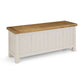Aspen Storage Bench - Grey Wash