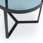 Loft Lamp Table - Smoked Glass
