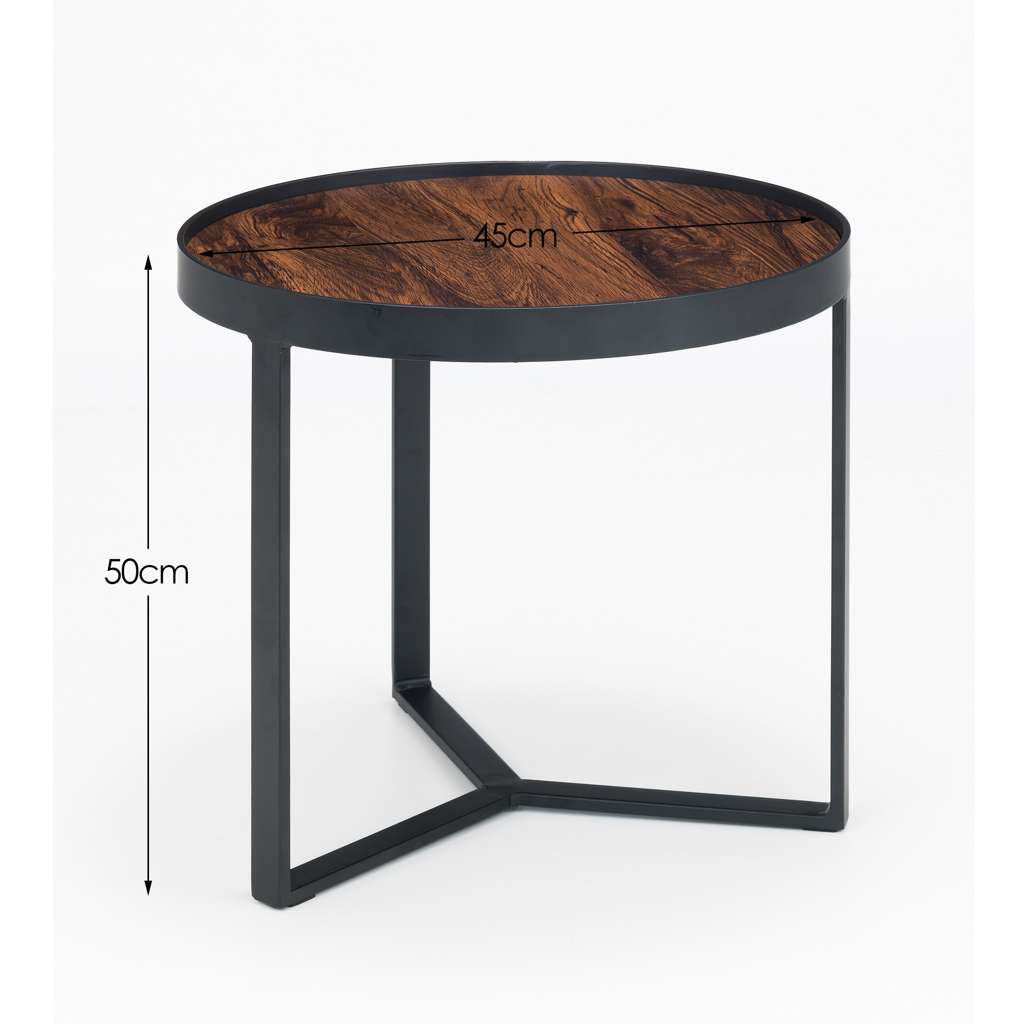 Loft Lamp Table - Walnut